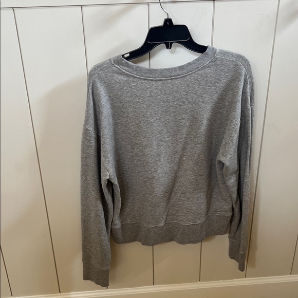 Evereve Gray and Red Sweatshirt - Picture 3 of 3